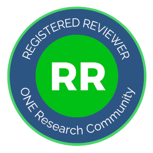 Registered Reviewer badge